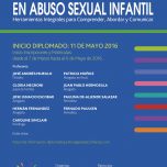 Afiche Diplomado: Estrategias Jurídicas en Abuso Sexual Infantil. Herramientas integrales para comprender, abordar y comunicar